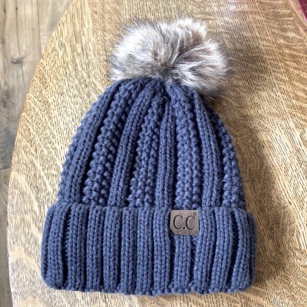 C.C Sherpa lined beanie